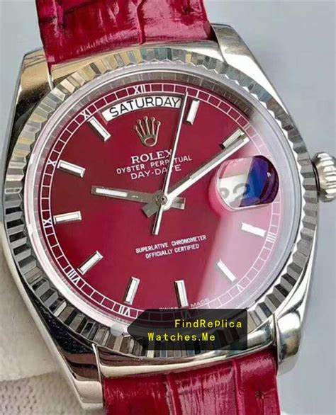 fake rolex red face